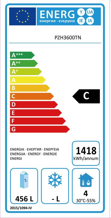 Energy Label Gastro Hero Pizza table ECO / (580 l)