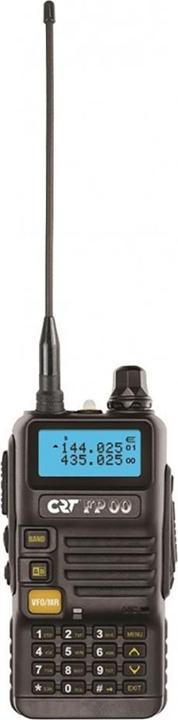 CRT Alpha Portable VHF/UHF radio CRT FP00 dual band 136-174 and 400-440 MHz colour black, VOX, 128 channels