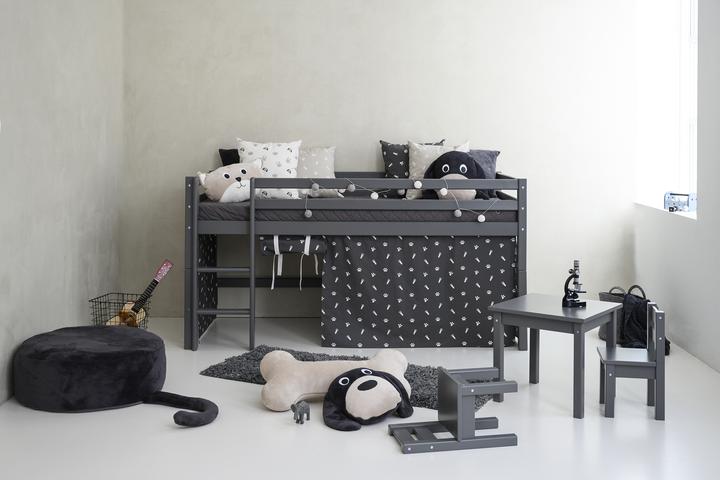 Immagine prodotto Hoppekids Tenda PETS in grigio granito per letto a soppalco 90x200cm
