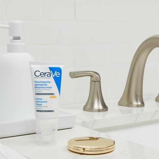 Actual product image CeraVe Crème hydratante visage SPF30 crème (52 ml, Day cream, SPF 25)