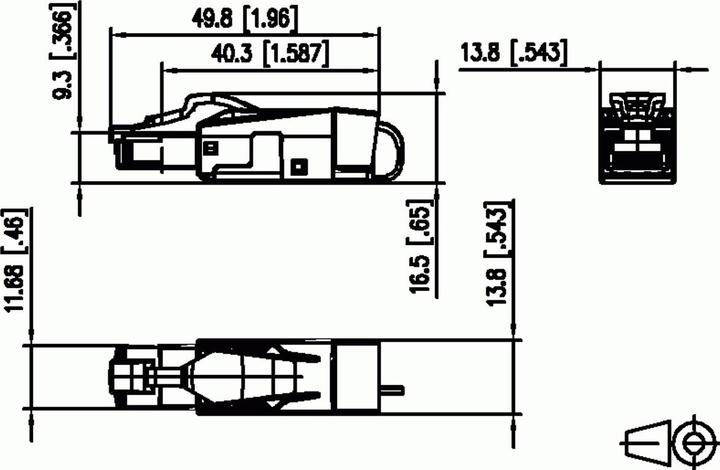 Produktbild Elbro Steckverbinder RJ-45 (Netzwerkkabel Stecker)