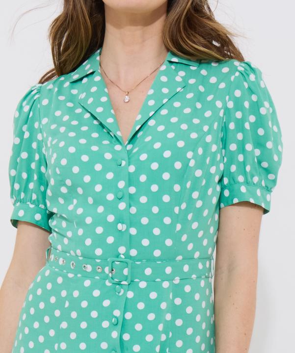 Immagine prodotto Joe Browns Polka Dot Button Through Collared Midi Dress (16)