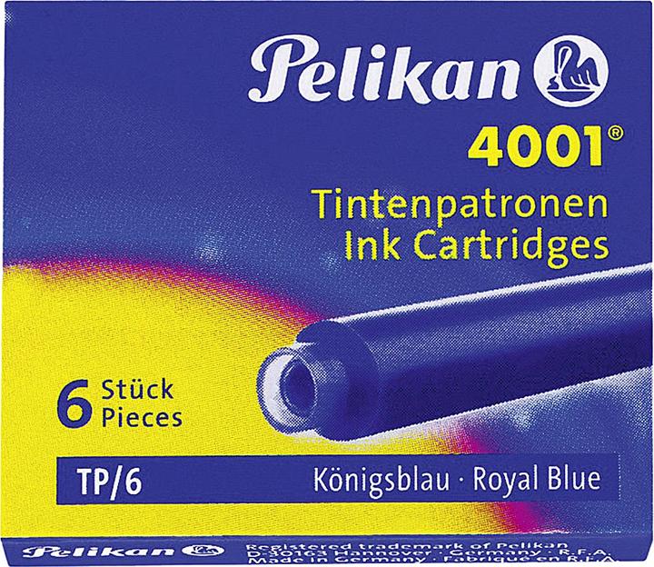 Actual product image Pelikan 4001 Tp/6 (ink cartridges, Blue)
