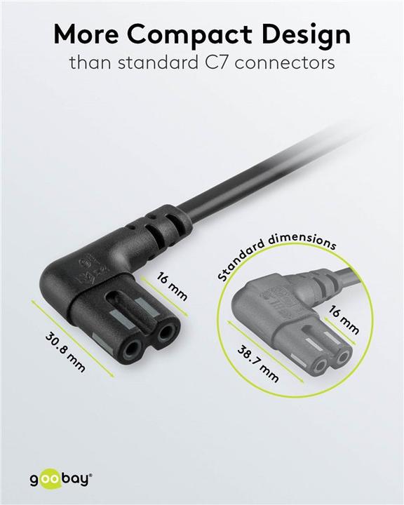 Image du produit Goobay CEE 7/16 – C7 (5 m)