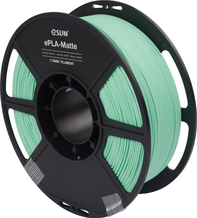 Produktbild eSUN ePLA-Matte Mint Grün Filament 1.75mm 1Kg (PLA, 1.75 mm, 1000 g, Grün)