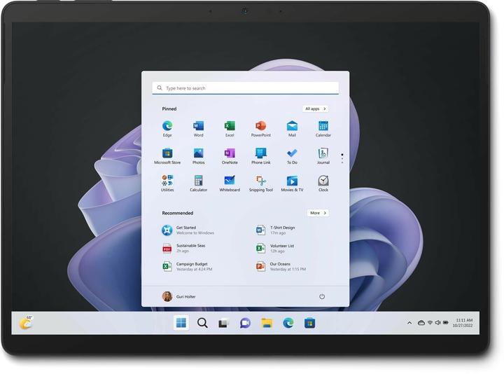 Actual product image Microsoft Surface Pro 10 for business (13", Intel Core Ultra 5 135U, 8 GB, 256 GB, Without keyboard layout)