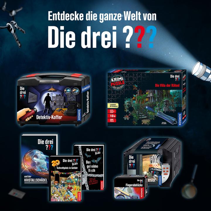 Actual product image Kosmos The three??? detective case