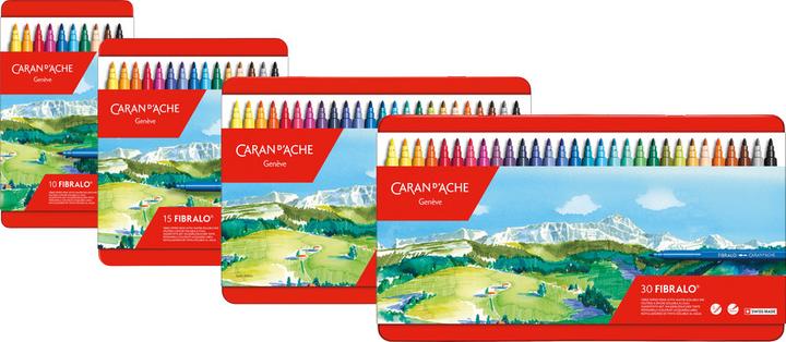 Produktbild Caran d'Ache Fibralo Metallschachtel (Mehrfarbig, 10 x)