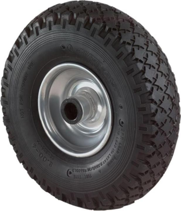 Produktbild BS Rollen Luftrad Rad-Ø 200 mm Tragfähigkeit 80 kg Ersatzrad Rillenprofil Rollenlager