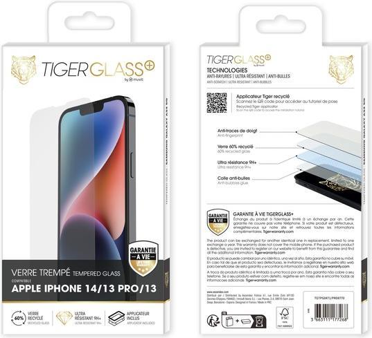 Produktbild Tiger Glas-Folie Recycelt (1 Stück, Apple iPhone 14)