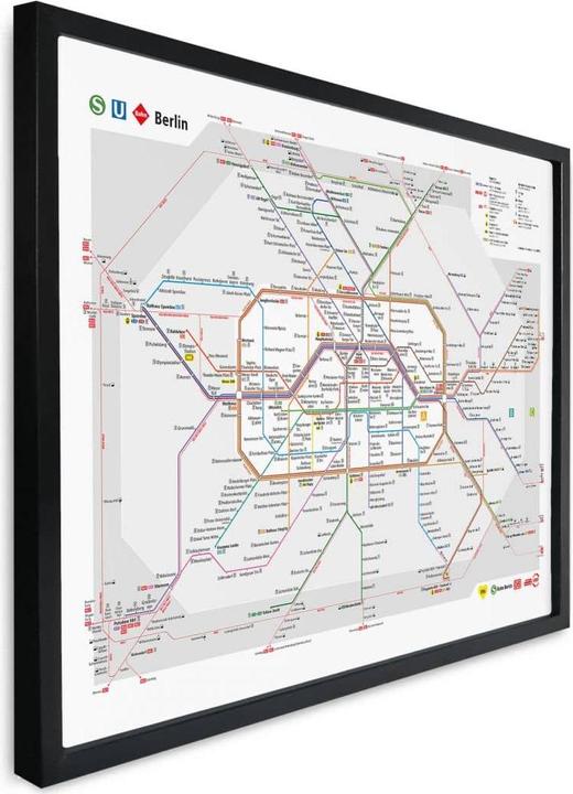 Image du produit BVG Berlin - Plan du réseau de Berlin (80 x 60 cm)