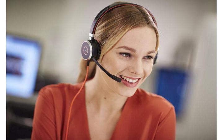 Actual product image Jabra Evolve 40 Duo MS (Cable, USB-C)