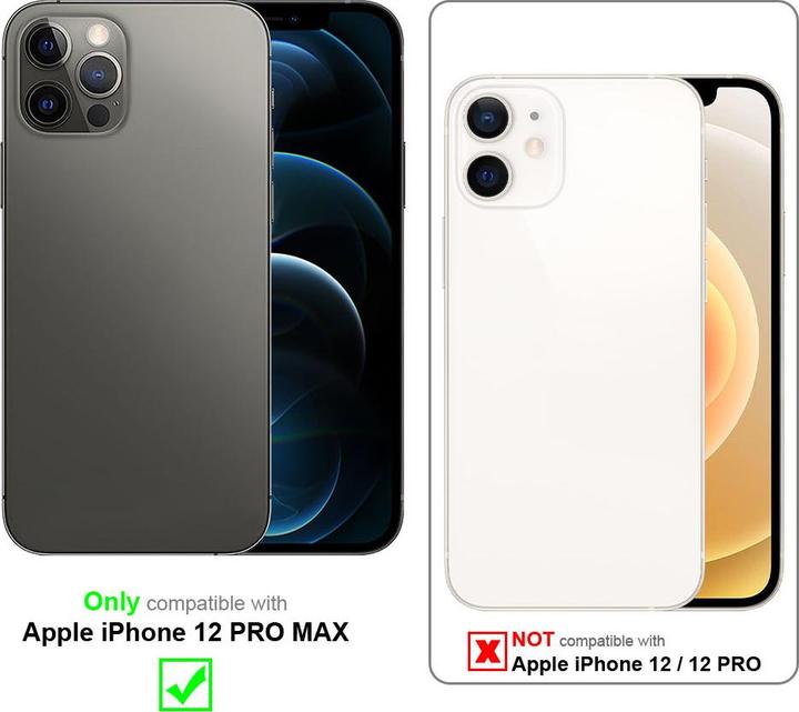 Immagine prodotto Cadorabo Custodia per iPhone 12 PRO MAX compatibile con Magsafe, inclusa la protezione dell'obiettivo della (Apple iPhone 12 Pro Max)