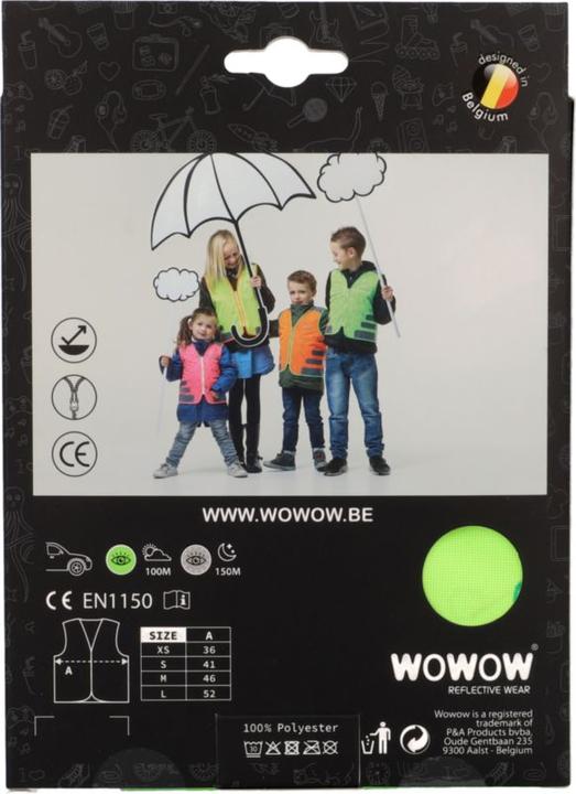 Actual product image Wowow Safety vest green (S)