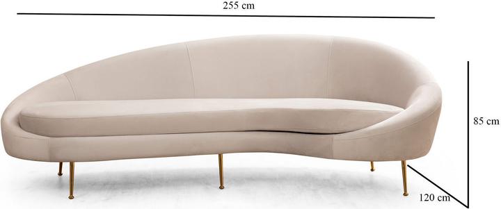 Produktbild Atelier del Sofa Tiffany (3-Sitzer)