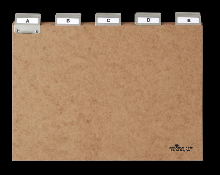 Produktbild Durable LEITKARTEN UND LEITREGISTER AUS PRESSSPAN 1 ST 424511 (A4)