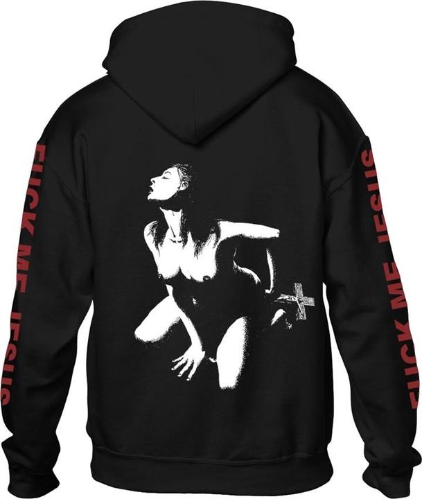Immagine prodotto Universal Textiles Felpa con cappuccio unisex per adulti Fuck Me Jesus (M)