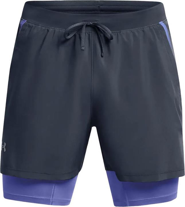 Actual product image Under Armour Mens Launch 2 in 1 Shorts (S)