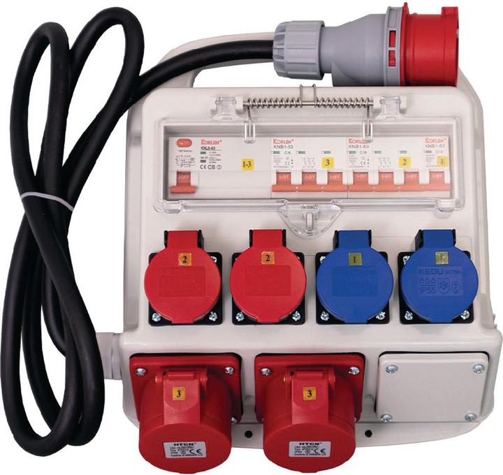 Ekström Baustromverteiler (2 x, Typ 13, Typ 25)