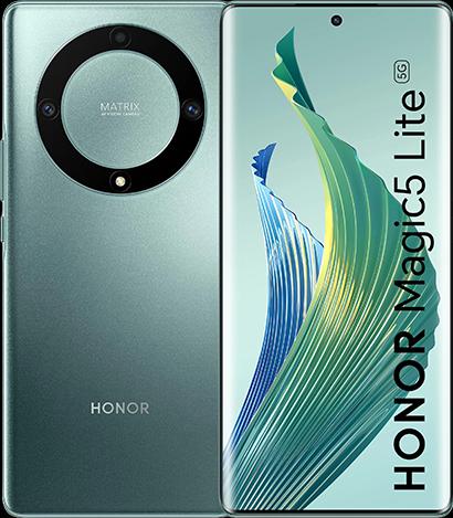 Productafbeelding Honor Magic6 Lite (256 GB, Smaragdgroen, 6.78", Dubbele SIM, 108 Mpx, 5G)