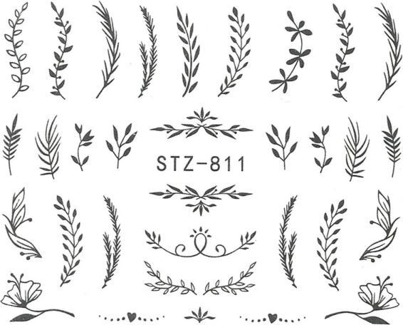 Produktbild Nagellack24 Nail Art Sticker Wassertransfer 811