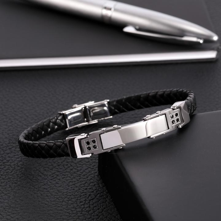 Image du produit Morellato Bracelet Moody (22 cm, Acier inoxydable, Cuir)