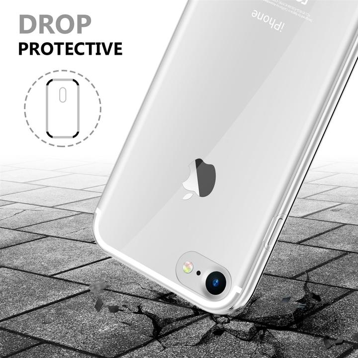 Productafbeelding Cadorabo TPU 360 graden hoesje (Apple iPhone 7, Apple iPhone SE (2e generatie))