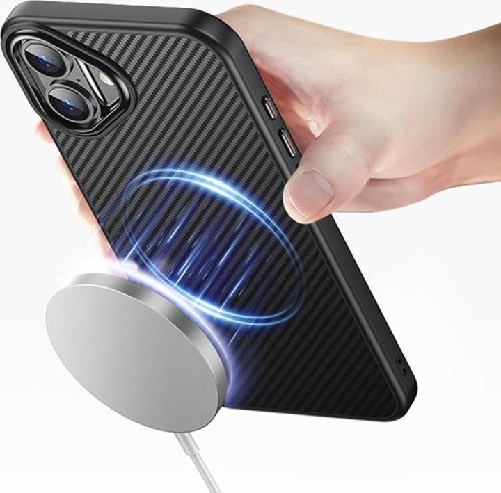 Actual product image Ueli Express MagSafe Carbon Fibre Optics Case (Apple iPhone 16)