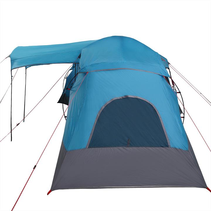 Immagine prodotto VidaXL Tenda familiare con finestre Cupola blu per 4 persone Impermeabile (Tenda a cupola, 4 persone)