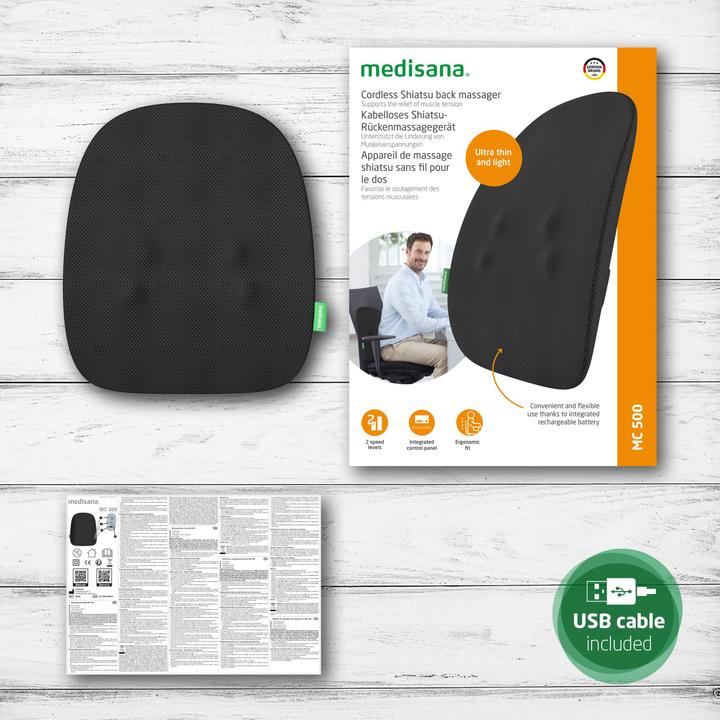 Actual product image Medisana Shiatsu-Massagekissen MC 500