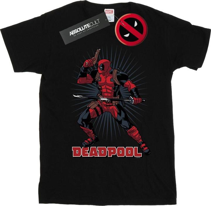 Image du produit - T-shirt DEADPOOL GUN SWORD BURST - Homme (3XL)
