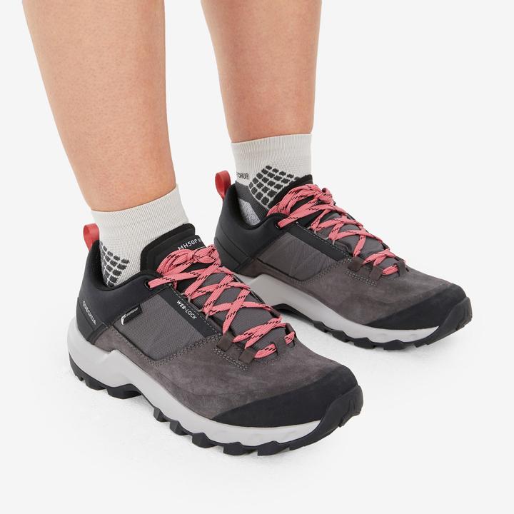 Actual product image Quechua Women's hiking boots waterproof mountain hiking - MH500 grey (40)