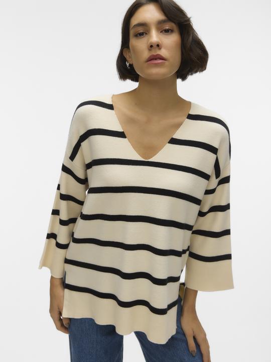 Produktbild Vero Moda V-Ausschnitt Tief angesetzte Schulter Pullover Strickpullover (S)