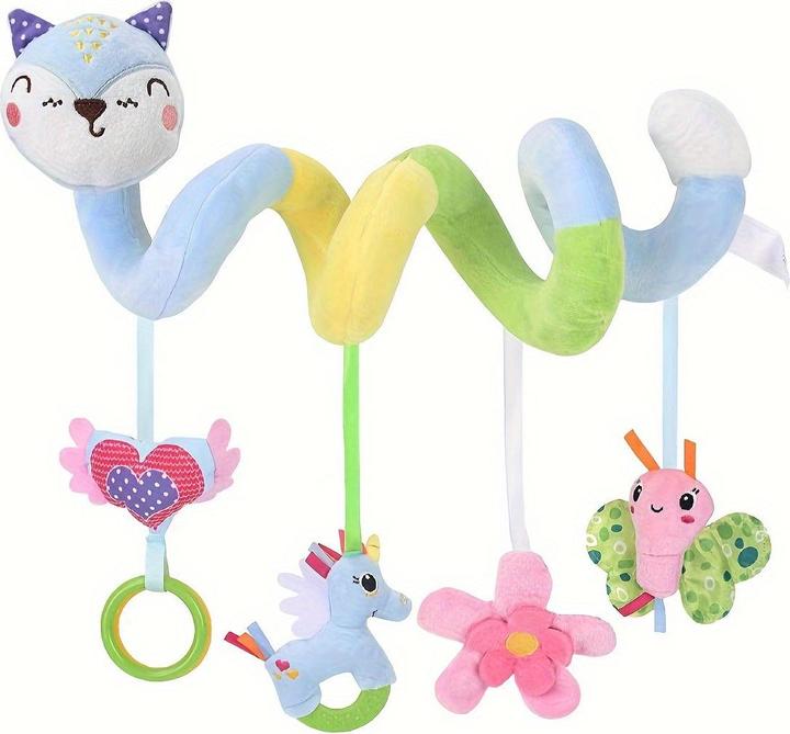 Image du produit Activity Board Jouet Lit Spirale Bébé, Jouet Peluche Activité Hanging Cradel, Jouet Siège de Voiture Bébé