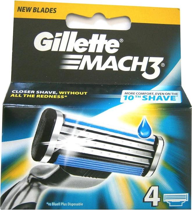 Produktbild Gillette Mach3 Rasierklingen (4 x)
