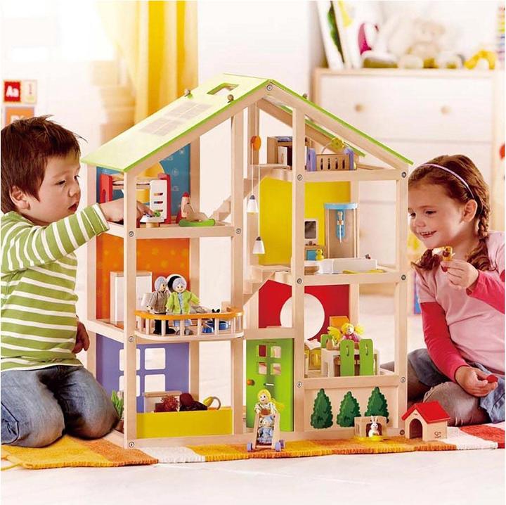 Actual product image Hape Four-season house furnished