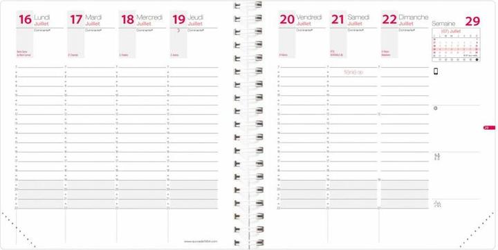 Image du produit Quo Vadis Agenda Time&Life Sept Moyen