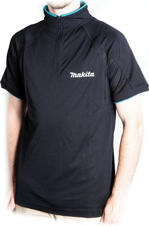 Image du produit Makita Chemise vélo T-shirt taille L 100% polyester (98P138-L) couleur noir (L)