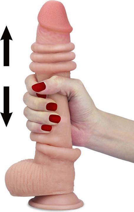 Actual product image Lovetoy Sliding Skin Dildo