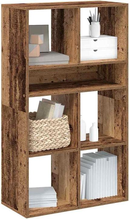 Produktbild VidaXL Bücherregal Altholz-Optik 66x31x112 cm Holzwerkstoff Lagerschrank