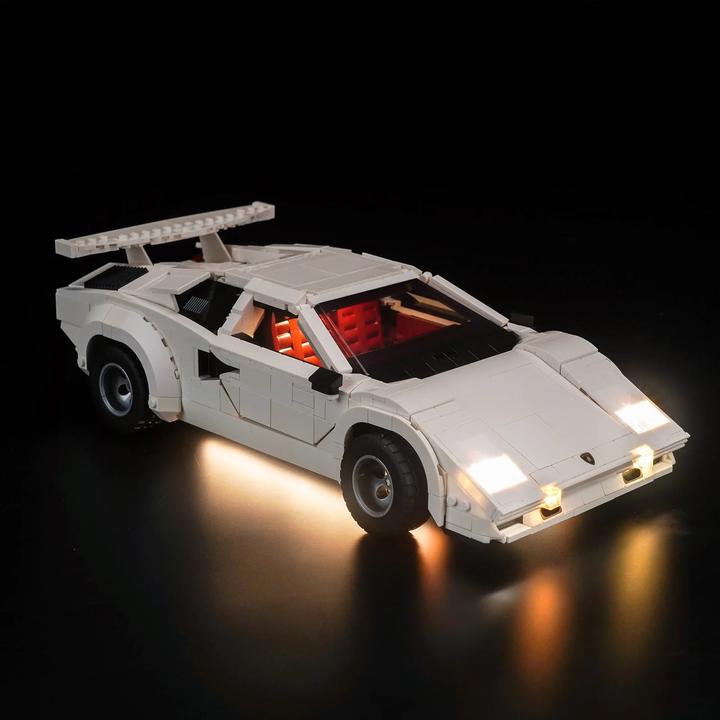 Actual product image BrickBling LED light set for LEGO - Lamborghini Countach (10337) incl. remote control