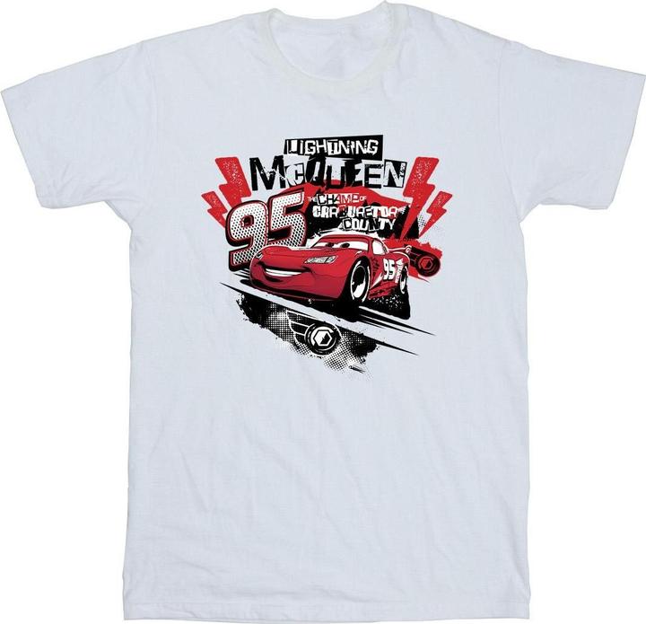 Image du produit Disney - T-shirt CARS LIGHTNING MCQUEEN COLLAGE - Homme (S)
