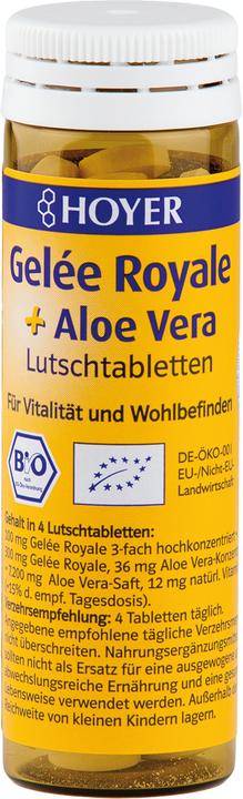 Nährwerte und Zutaten Hoyer Gelée Royale & Aloe Vera (60 Stück, Tabletten, 30 g)