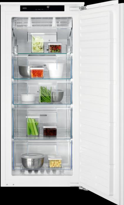 Produktbild AEG TAB7N12EF Einbau-Gefrierschrank / 1225 mm / 122 L / NoFrost / Temperaturalarm / Festtür / E, 933 (Einbau, 122 l)