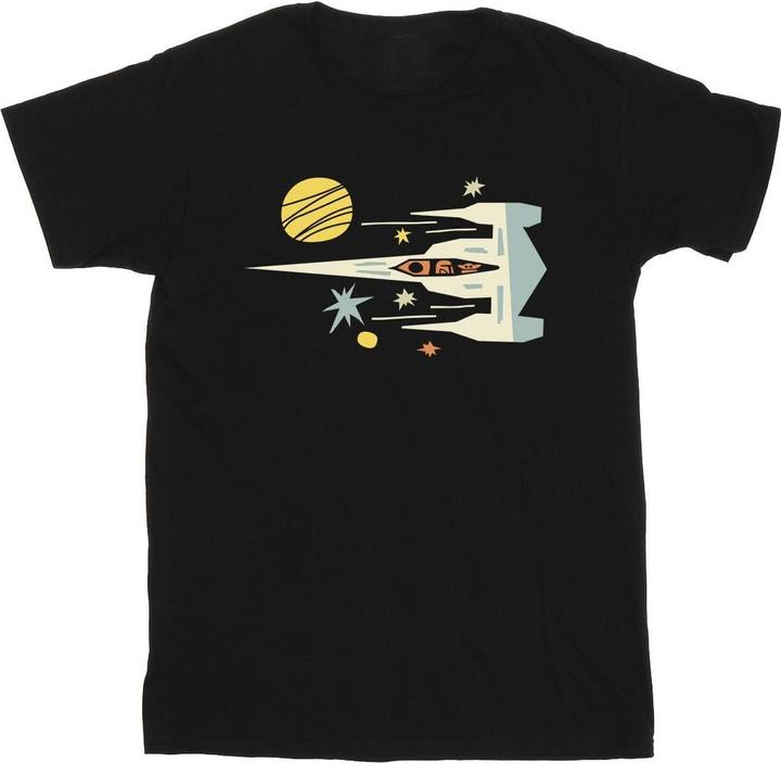 Star Wars The Mandalorian Cutout Ship TShirt (S)