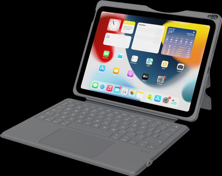 Actual product image Deqster Rugged Touch PLUS Keyboard iPad 10.9", Bluetooth, Deutsches Layout (QWERTZ) (DE, IPad 10.9")