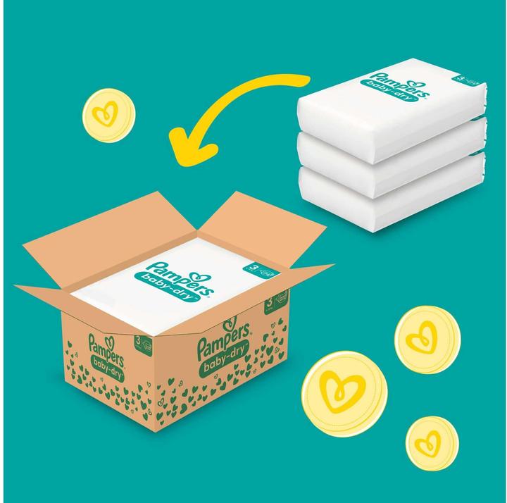 Productafbeelding Pampers Baby-Dry (Gr. 3, Maandelijks pakket, 222 Stuk)