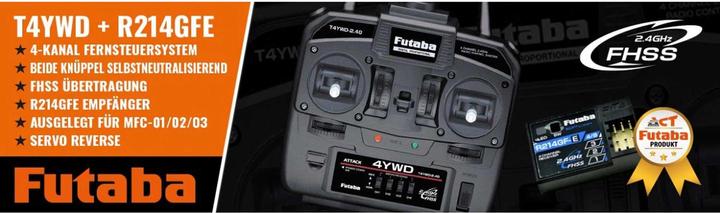 Actual product image Futaba T4ywd Fhss R214gfe