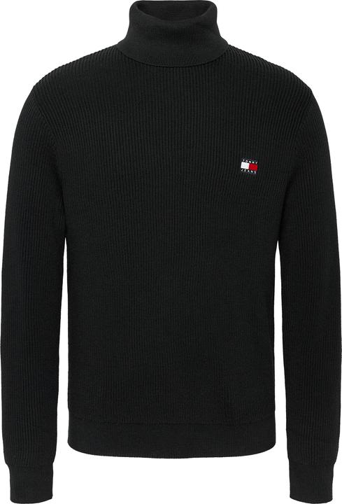 Image du produit Tommy Hilfiger Tommy Jeans Slim Fit Coltrui met wol - Zwart - Maat M (M)