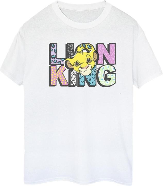 Immagine prodotto Disney The Lion King Pattern Logo Maglietta Ampia Donna (XL)